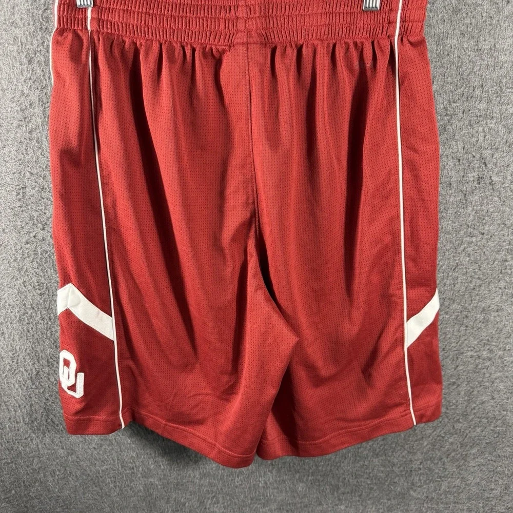 Nike OU Oklahoma University Dry Fit Basketball Shorts Size L Sooners College